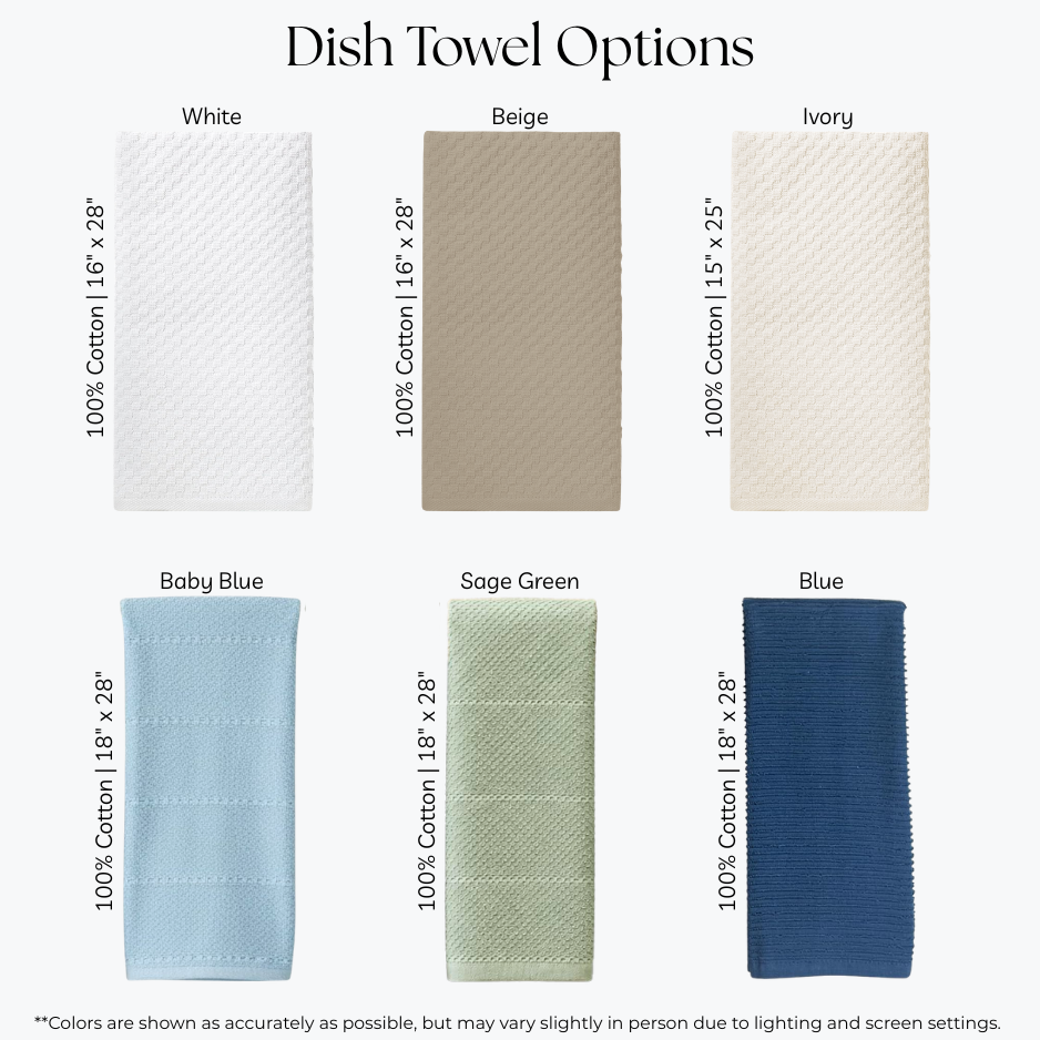 Personalized Monogram Dish Towel