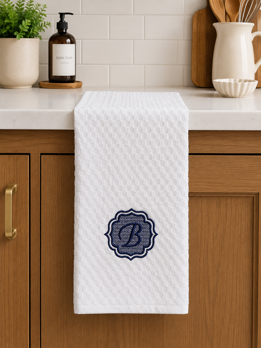 Classic Initial Dish Towel